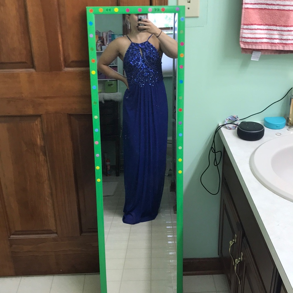 Blue dress